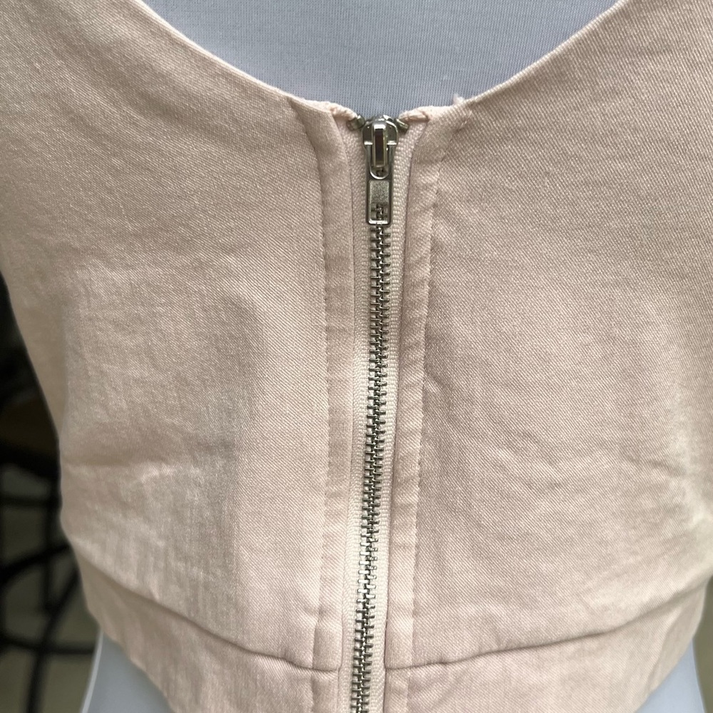 Charlotte Russe Pink Rose Medium Med M Spaghetti Strap Crop Top Bra - Picture 5 of 8